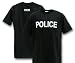Black Law Enforcement Police T Shirt