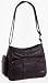 Lorenz Learther bag with twin top zips (Black)