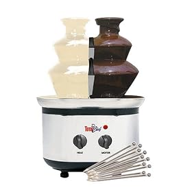 Koolatron Total Chef Double Chocolate Fondue Fountain- WTF43E