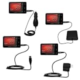 Road Warrior Kit for the Creative Zen 16GB includes a Car & Wall Charger AND USB cable AND Battery Extender - Gomadic Brand w/ TipExchange Technology