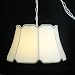 Egg Silk Swag White Chain Hanging Lamp