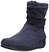 FitFlop Women's Zip Up Crush Boot (Suede), Supernavy, 8 M US