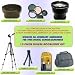 10PC ULTIMATE LENS SET F/ PANASONIC LUMIX DMC-FZ18 FZ28 3X TELEPHOTO LENS,WIDE LENS,FILTER SET,CASE,TRIPOD+MORE