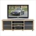 Wood Technology CMV66 - Solid Hardwood Oak TV Stand/Video Cabinet (66 W)