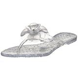 Patricia Green Women's Camilia Thong Slipper,Clear,9 M