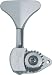 Hipshot HB6Y-1/2 Bass Tuning Machine Set, Black