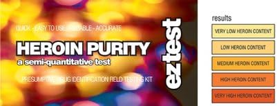 EZ Test for Heroin Purity Presumptive Drug Identification