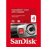 Sandisk Micro SD 4096Mb Memory Card Only microSD 4GB 4 GBby SanDisk
