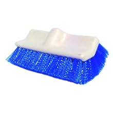 Proline Brushes 3410 Polypropylene Dual-Surf Scrub Brush with Plastic Handle, 3-1/4" Head Width, 10" Overall Length, White