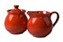 Waechtersbach Creamer/Sugar Set, Cherry