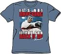 Muhammad Ali Kids Size NOT BRAGGING Boxing Youth Slate Blue T-shirt Tee Shirt