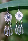Earrings, 'Sunflower Paradise'