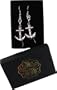 S.S. Obey Earrings (Come In 18K Gold And White Gold!) (White Gold)