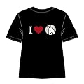 I LOVE SNOWY T-SHIRT IN BLACK FROM THE ADVENTURES OF TINTIN