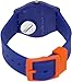 Swatch Originals In Motorino Orange Dial Blue Silicone Mens Watch GN234