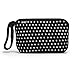 Built Go-Go Diaper Clutch, in Mini Dot Black and White