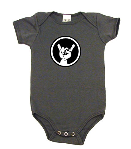 Rocker Baby Hand Sign Baby Bodysuit