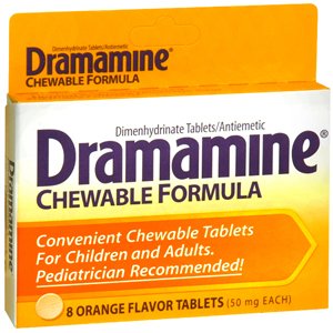 5 DRAMAMINE Tab CHEWABLE 8