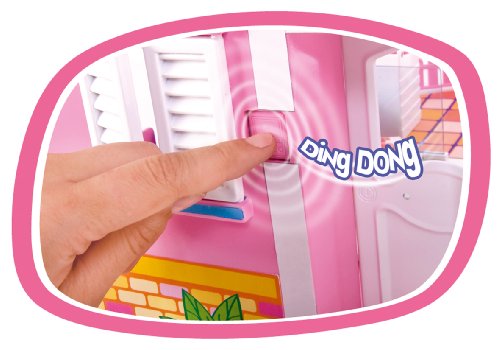 Imagen 5 de Famosa Los barriguitas Casa con asa - Casa de juguete con luz y sonido, incluye asa de transporte, accesorios y 3 figuras