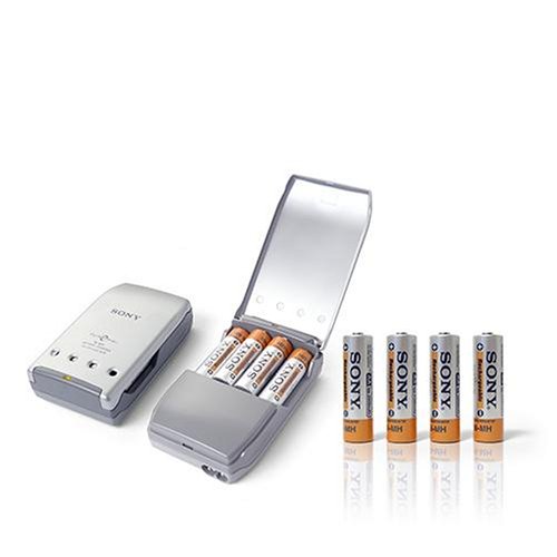 Sony Schnellladegerät inkl. NiMH Akku AA Mignon 2500 mAh 4er Pack Sony Schnellladegerät inkl. NiMH Akku AA Mignon 2500 mAh 4er Pack