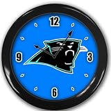 Carolina Panthers Wall Clock Black Great Unique Gift Idea
