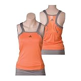 Adidas Women's Edge Tank-Lava/Mono Orange