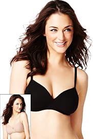 2 Pack Cotton Rich Padded T-Shirt AA-D Bras