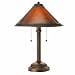 Dual 40-Watt Mica Table Lamp