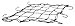 Kwik Tek C-1515 Cargo Net for Cycles and ATV's (15-Inches x15-Inches, 6 Hooks)