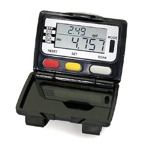 Freestyle Pacer Pro Pedometer Calculates Distance, Calories Burned and Counts Steps Walk Walking Step Stepping Run Running Walker Runner Hike Hiking Hiker AUTHORIZED DEALER FULL WARRANTY, Black Model 59801