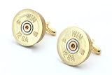 Winchester Brass 12 Gauge Shotgun Shell Cufflinks