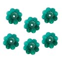 Swarovski Crystal #3700 10mm Flower Margarita Beads Emerald (6)