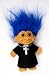 My Lucky Troll PRIEST Troll Doll (Blue Hair)