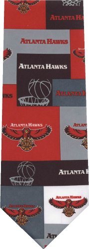 Atlanta Hawks New Novelty Tie 100% Silk