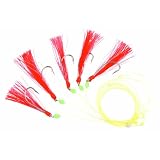 Review Ron Thompson  / Ron Thompson 5 Hook Red And White Flasher Rig