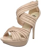 Miss Me Women’s Sonic-4 Open-Toe Platform Pump,Peach,7.5 M US