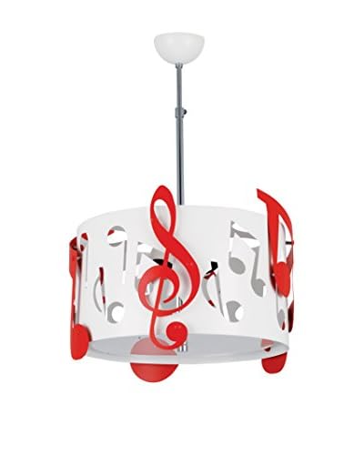Light Up Lampada A Sospensione Nota Rosso
