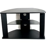 Strand Rydal Universal TV Stand - for up to 32 TV - Black, Glass Shelf