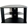 Strand Rydal Universal TV Stand - for up to 32" TV - Black with Glass Shelf