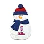 Mississippi Ole Miss Christmas Holiday Snowman Pillow