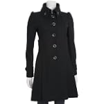 Jessica Simpson Women's Single Breasted Coat With Pleats