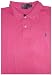 Men's Polo by Ralph Lauren Big and Tall Short Sleeve Polo Shirt Pink with Blue Pony