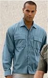 Men's Long Sleeve Shirt with Front Pockets
