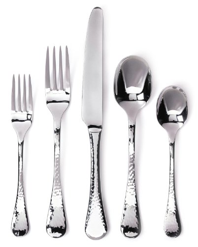 Ginkgo Lafayette 42-Piece Flatware Set, Service for 8 Plus 2-Piece Hostess Set