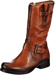 Manas Biker 122D1402PQ, Damen Bikerboots, Braun (MATTONE), EU 36