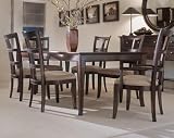 American Modern Rectangular Leg Table Dining Set