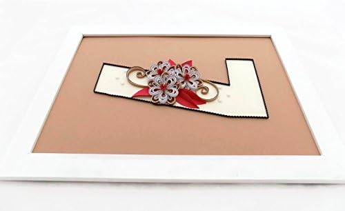 Kids Room Decor Wall Art Custom Personalized Decorative Floral Number 7 Handmade