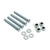 Du-Bro 176 4-40 x 1-1 4 Bolt Set With Lock Nut (4-Pack) by Du-Bro Products