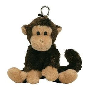 Amazon.com: TY Beanie Baby - SWINGER the Monkey (Key clip): Toys & Games