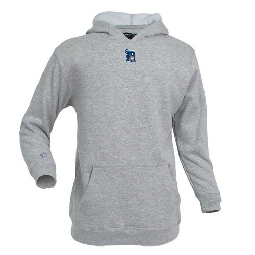 Detroit Tigers MLB "JV" Youth Pullover Hooded Sweatshirt For Kids (Heather)